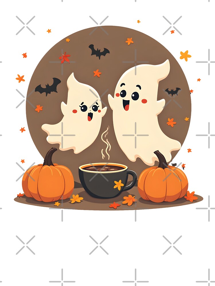 Ghosts, Bats, and Coffee by AlyssasCreativeBoutique