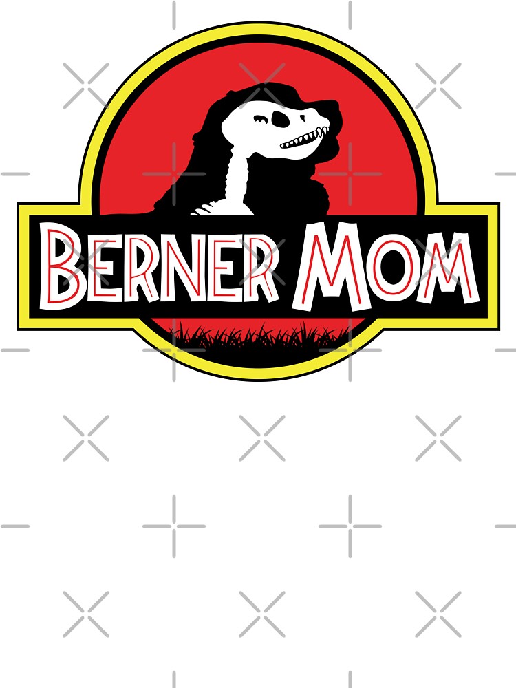 (For Bright Background) Jurassic Bernese Mountain Dog Mom by More Cute Dogs
