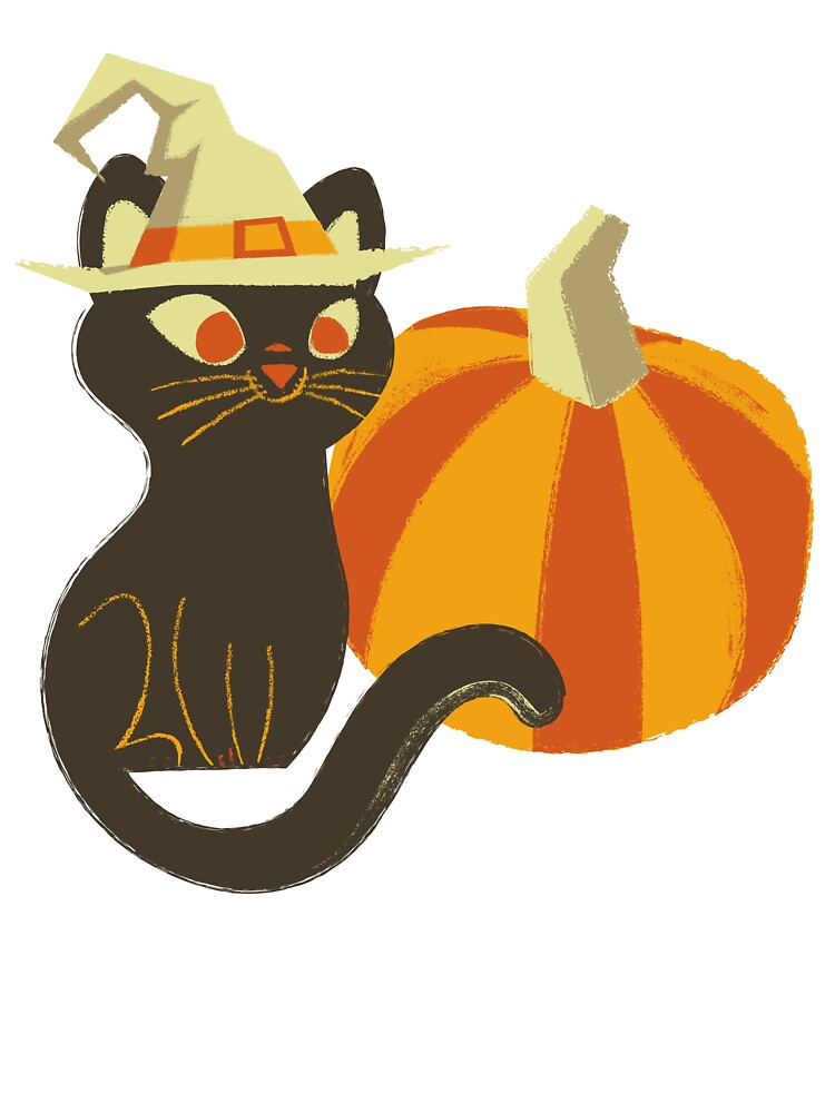 Pumpkin, hat and a cat! by Sva-ria