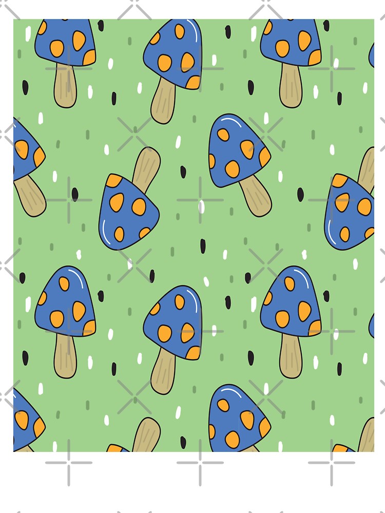 Mushroom and plant autumn pattern - seamless Mushroom and plant autumn pattern by FirstTouch