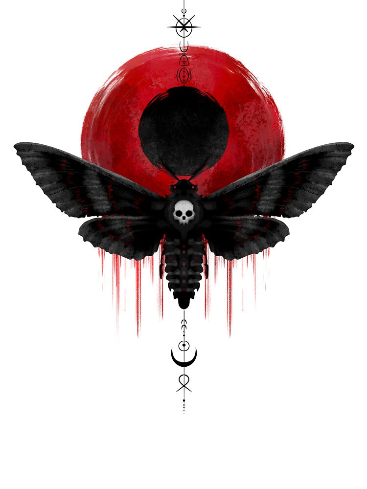 Dark Eclipse Moth by Ola-urb
