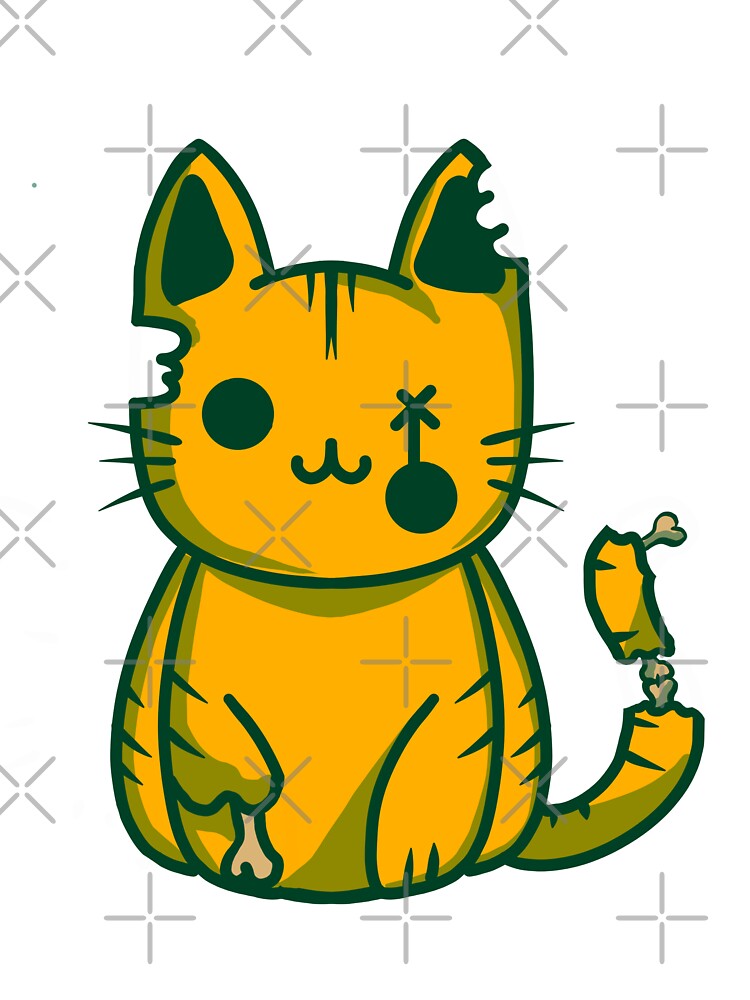 Zombie cat by ZethTheReaper19