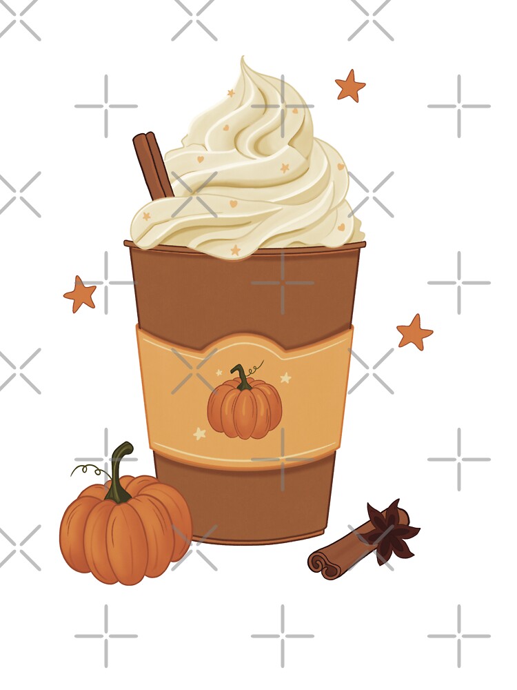 Pumpkin Spice Latte - Autumn Coffee by madebymirabelle
