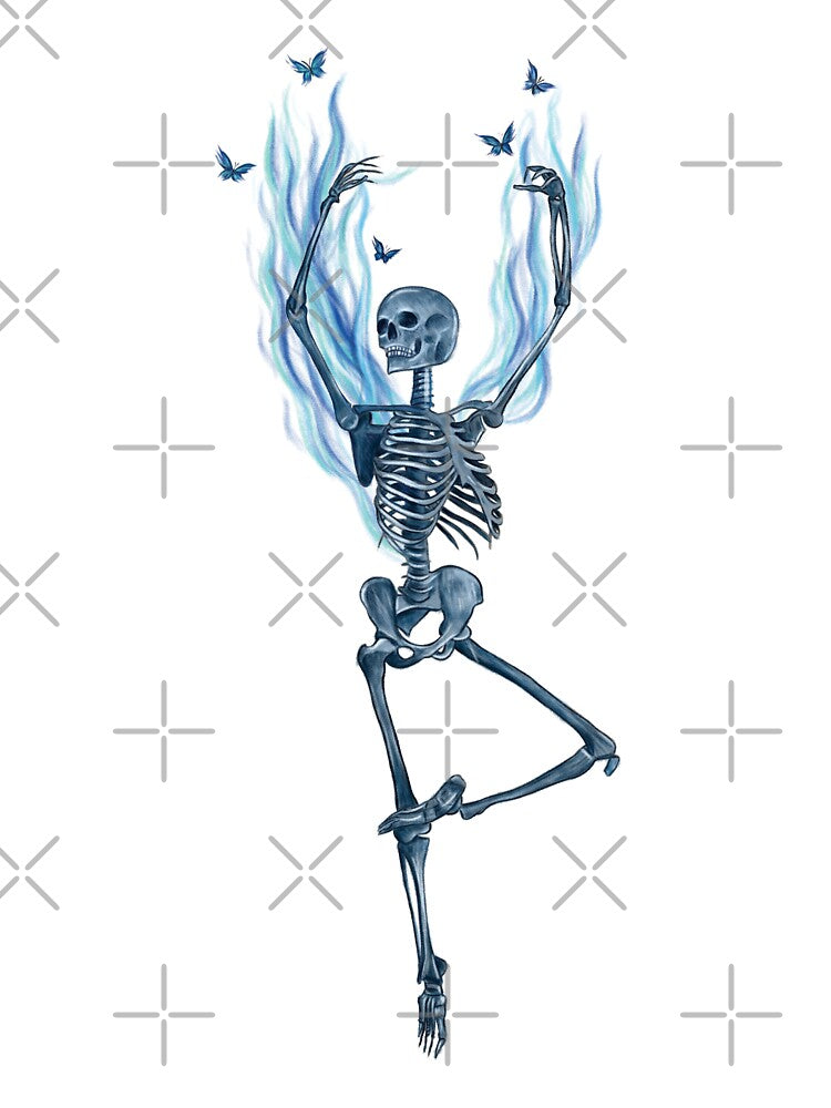 Ballerina's prelude to eternal passion - Skeleton concept illustrations by Scarlet Swan