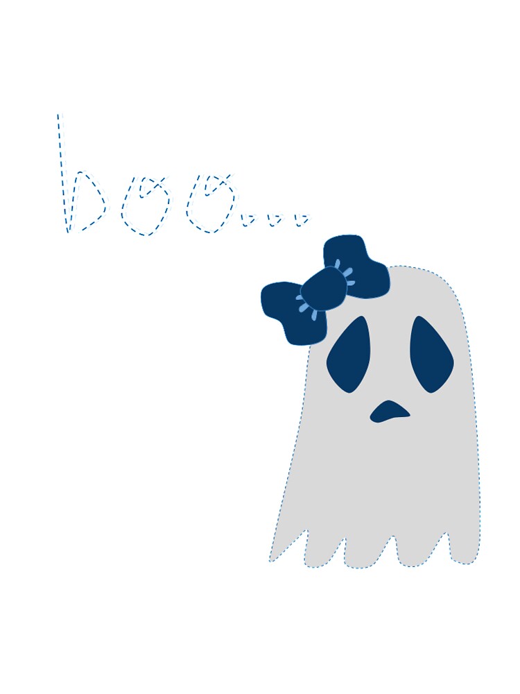 BOO - the little ghost by CoraDaffodil