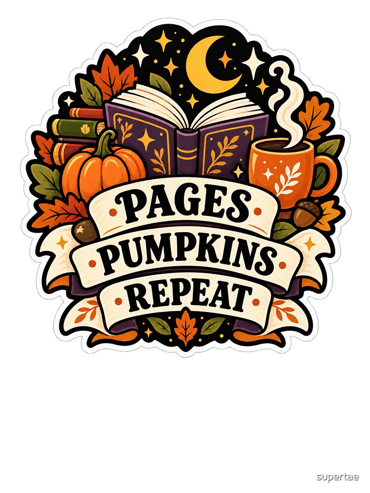 Pages Pumpkins Repeat Cozy Fall Reader by supertae