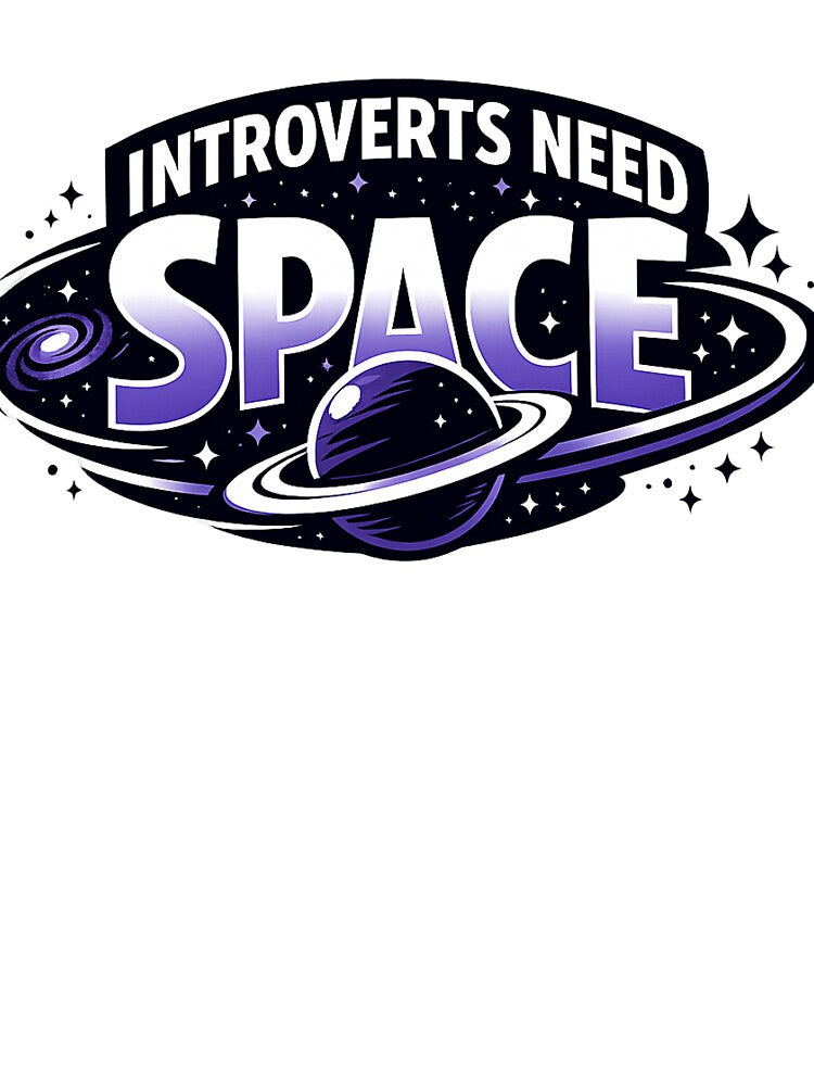 Introverts Need Space Funny Introvert Humor Antisocial Meme Sticker by Nubrixa-Studio