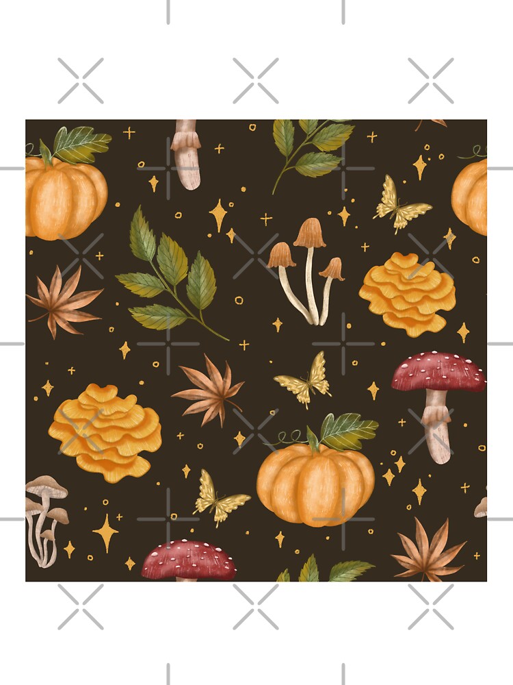 Whimsical autumn seamless pattern by pinkyfish1010