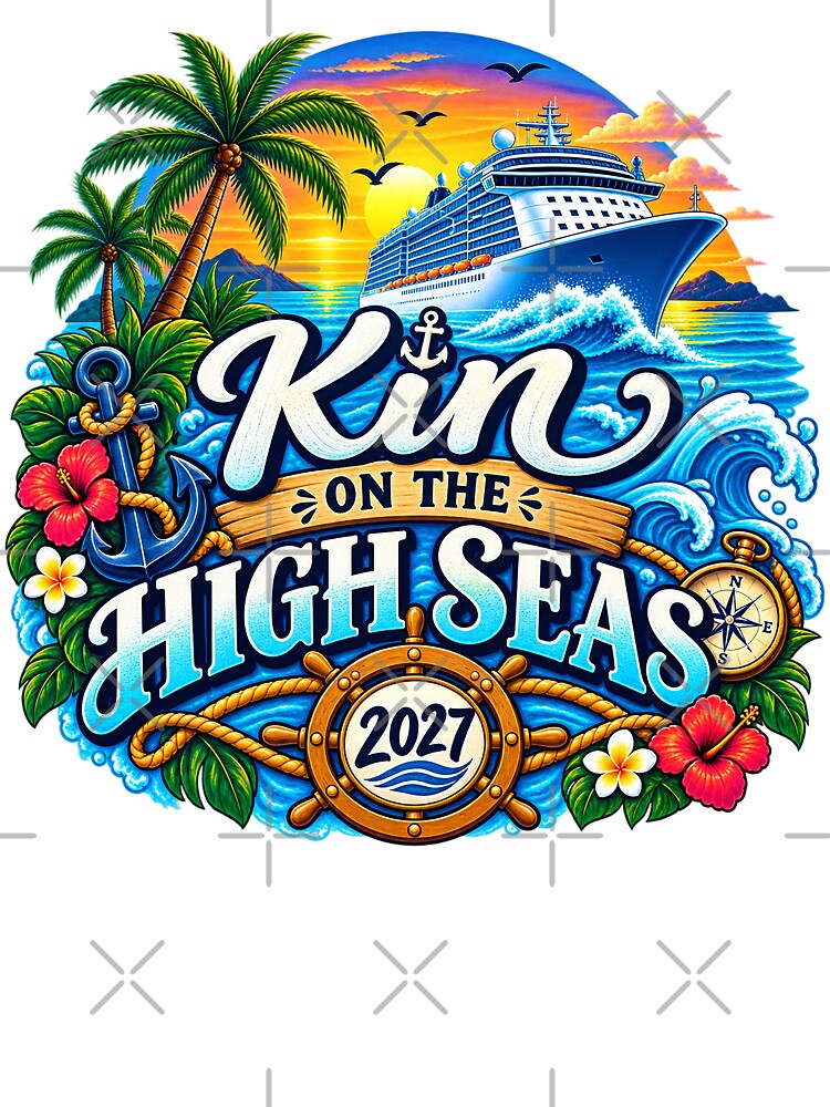 TRAVEL COLLECTION - FAMILY CRUISE - KIN ON THE HIGH SEAS • 2027 by WheelieGdArt