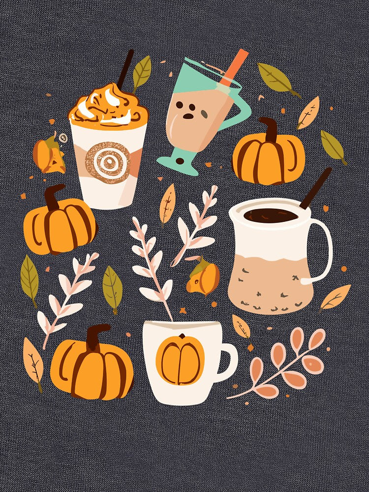 Fall Themed Cozy Drinks by OKsionPrints