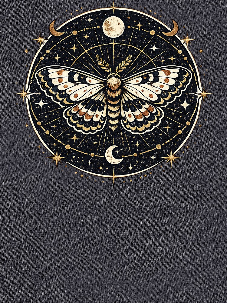 Celestial Moth Mandala by PrettyRottenCo