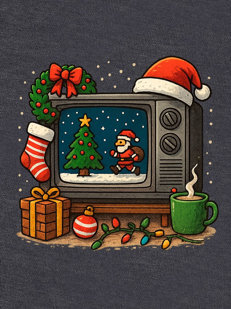 Vintage Christmas Geek TV by FantasyFabrik