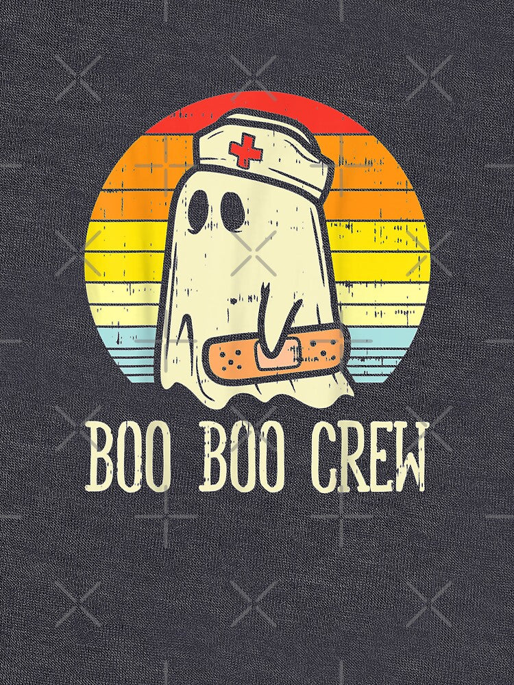 Boo Boo Crew Nurse Halloween For Nurses RN Ghost Women by hanesmlwn64