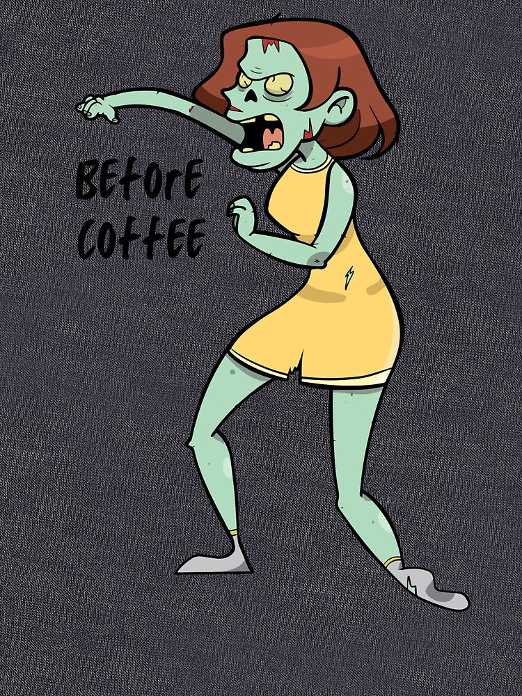 Woman Before Coffee by Lilaclown