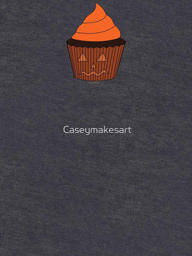 Scared Jack-O-Lantern Cupcake by Caseymakesart