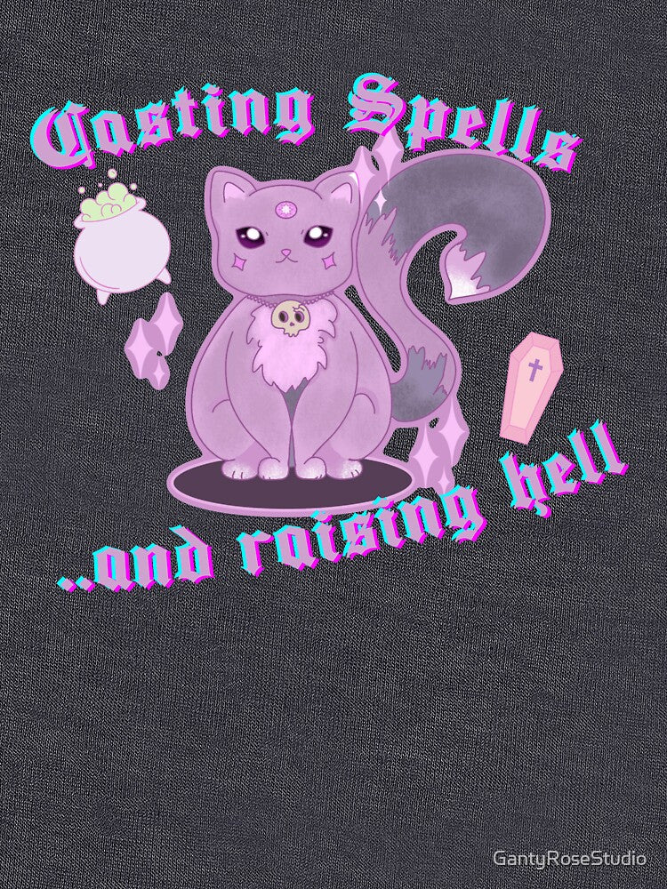 Casting Spells and Raising Hell by GantyRoseStudio