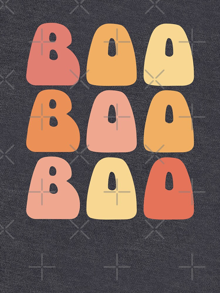 Boo, Retro Halloween Vibes by Druid Soup