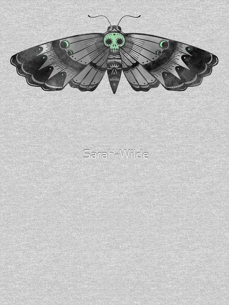 Dark skull moth by Sarah-Wilde