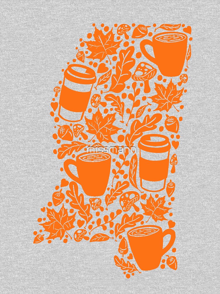 Autumn Season Mississippi Orange  silhouette by missmann