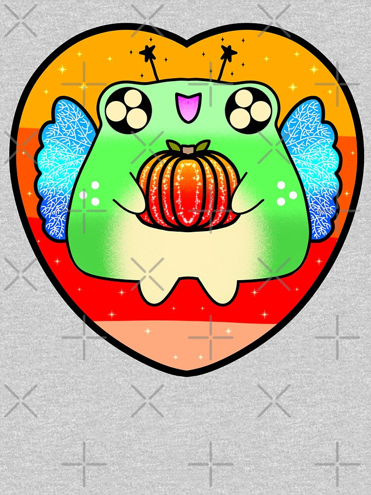 Fairycore Coolest pumpkin patch halloween frog by Quacktails