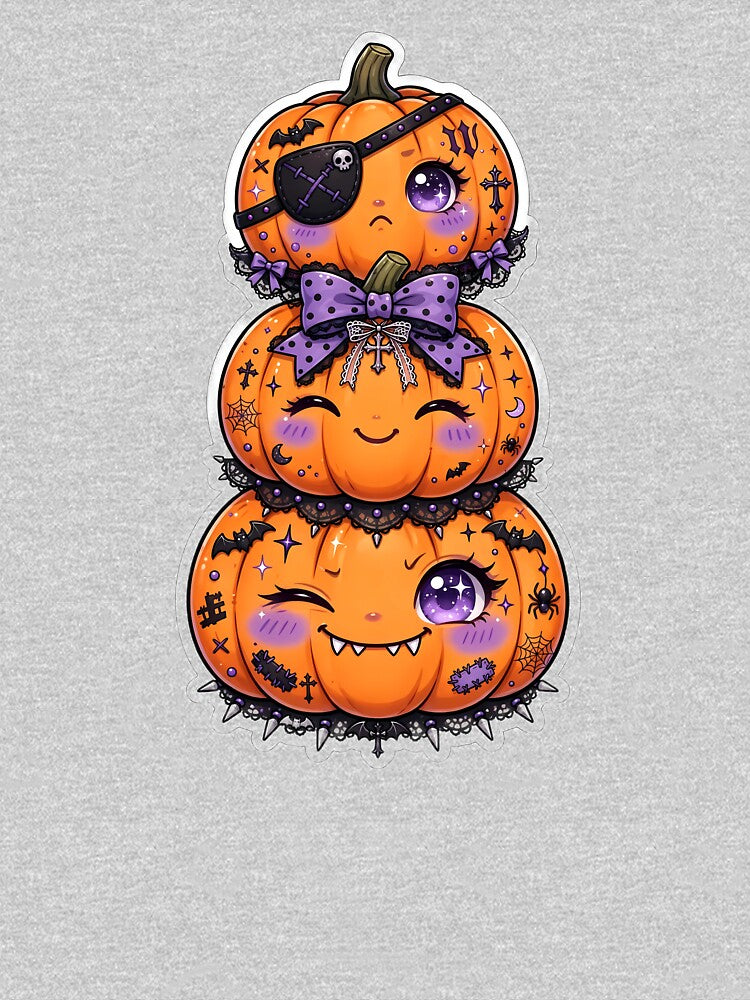 Kawaii halloween pumpkins by Goth Pets