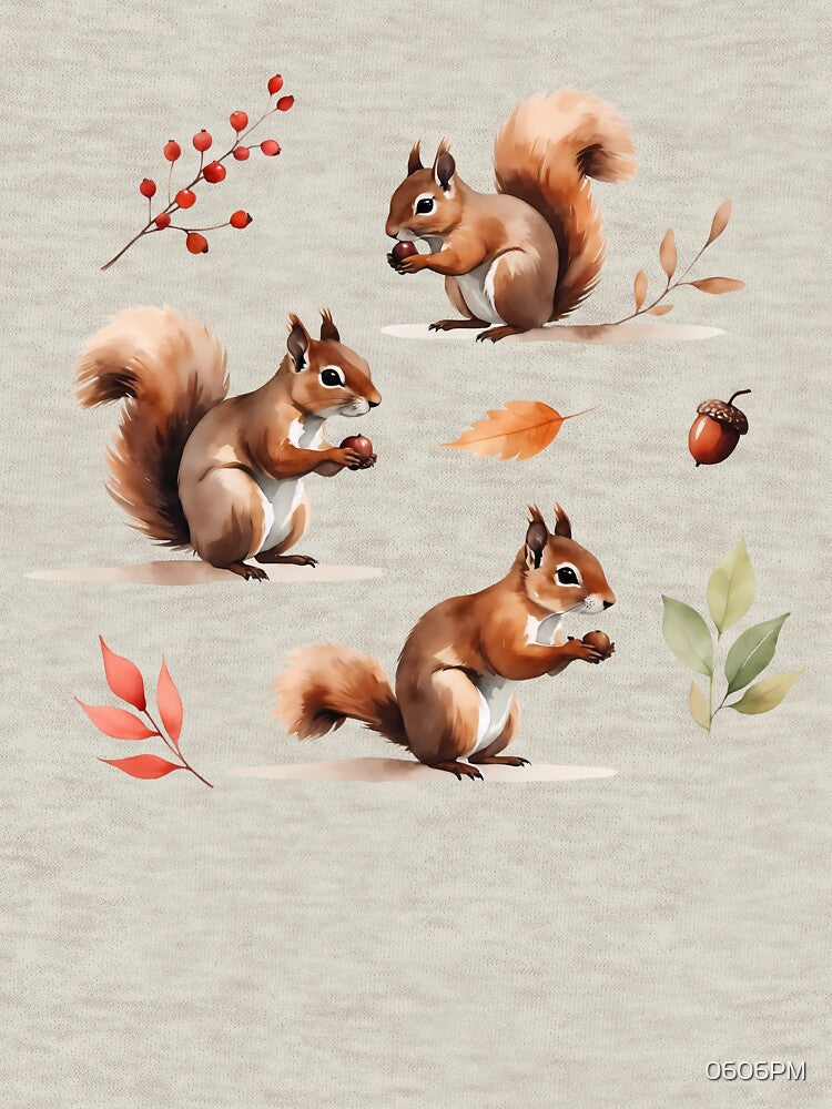 Autumn Woodland Squirrels by 0606PM