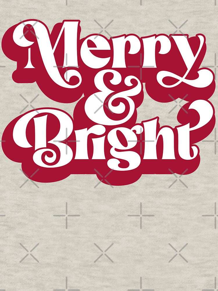 Merry And Bright Vintage Retro by hobbybox