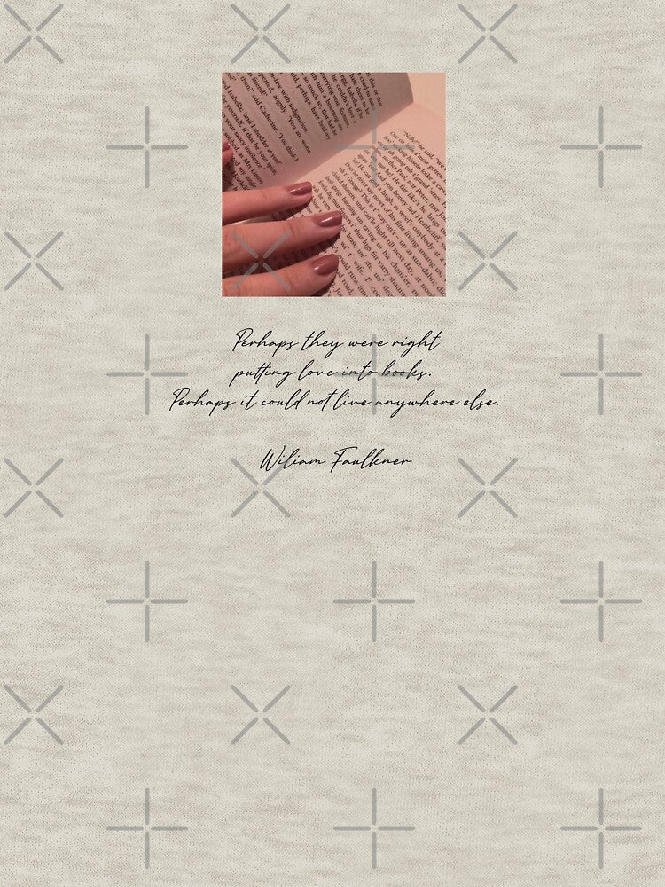 Romantic Academia William Faulkner Quote by lovartxin