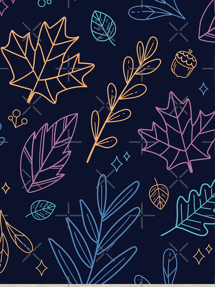 Cute Pattern Dry Leaves v6 by cute--world
