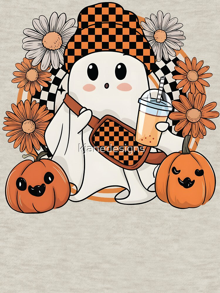 Boo-Jee Halloween Ghost by kjanedesigns