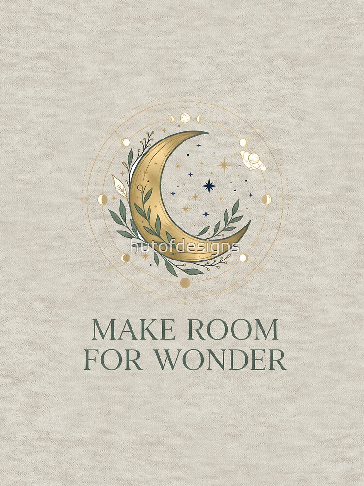 Make Room for Wonder Celestial Moon by hutofdesigns