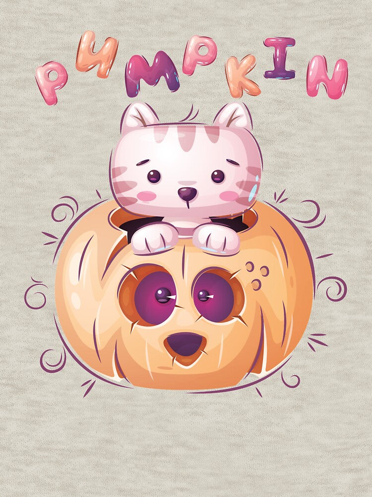 Halloween Pumpkin Kitty by ZodesignArt