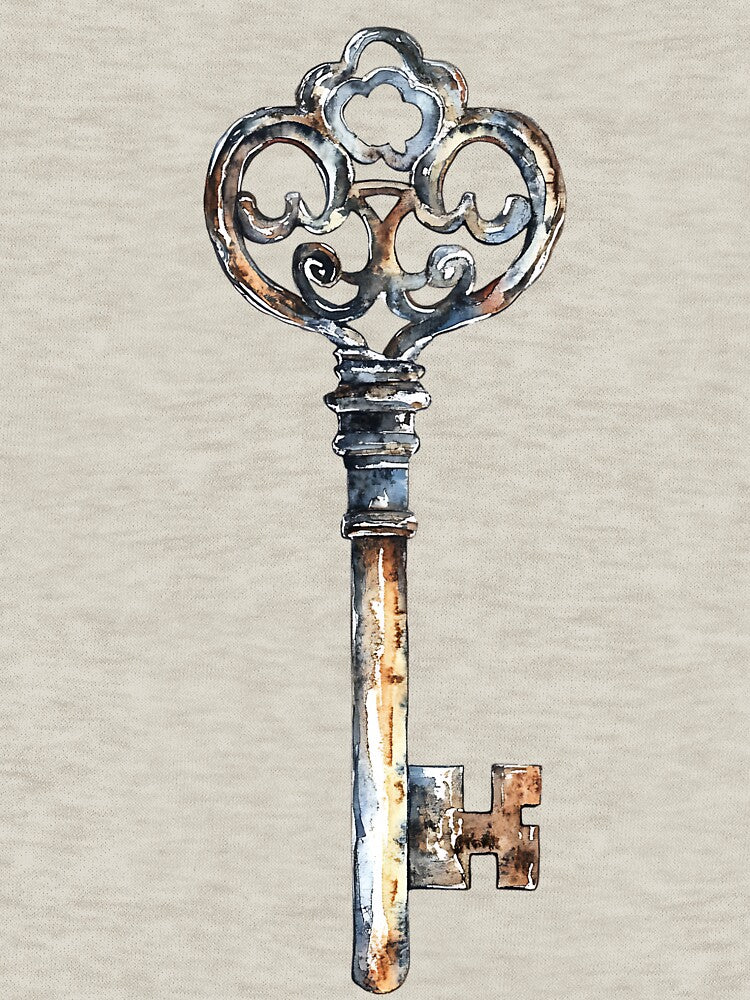 Dark Academia Aesthetic Skeleton Key by bapupa