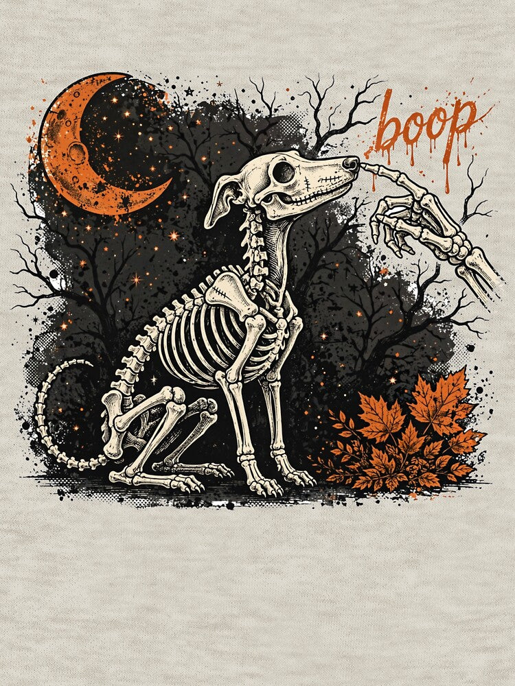 Boop Halloween Dog Spooky Dog Mom Skeleton Dog Boop Funny Dog Lover by Yellowriversss
