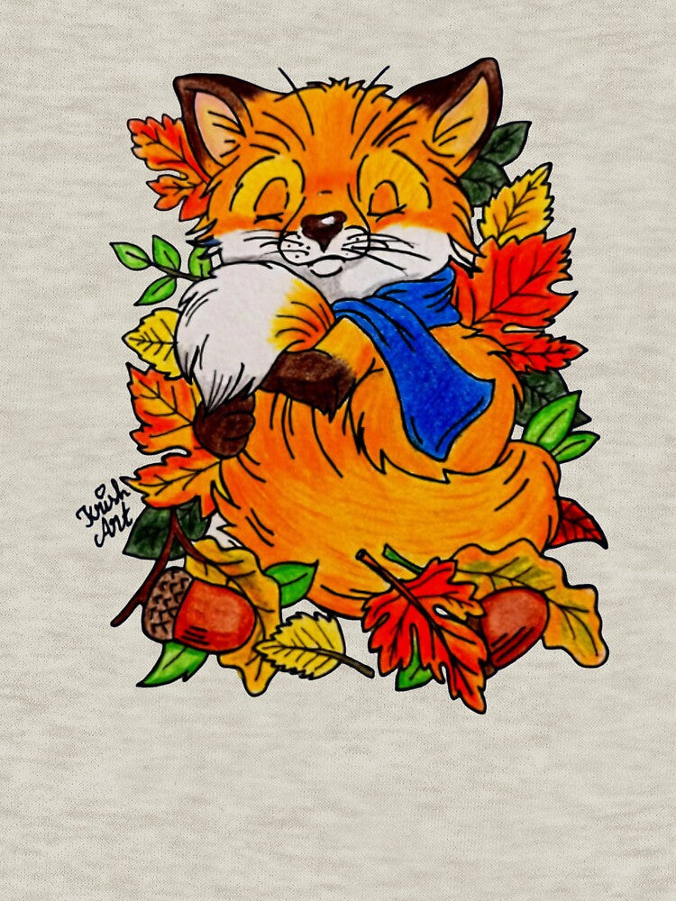 Autumn Sleeping Fox by Krishmarakris