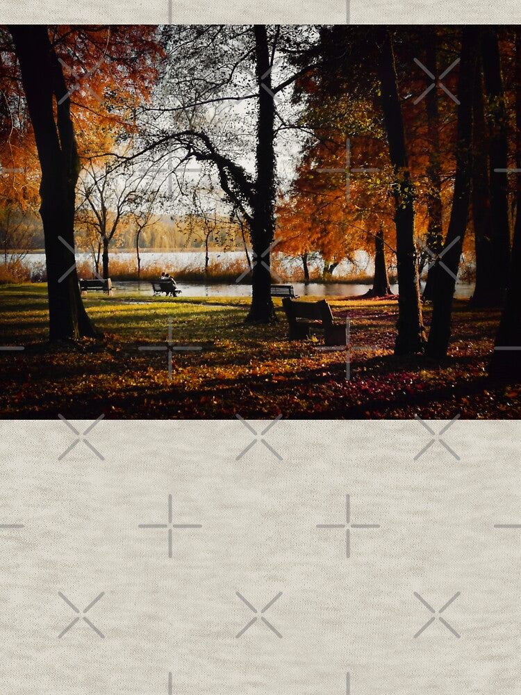 Autumn fallen leaves landscape, italian colors photography by marghe41