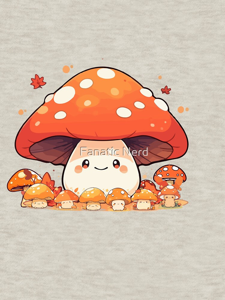 Birth of new mushies by emotional mommy mushroom | adorable mushrooms by Fanatic Nerd
