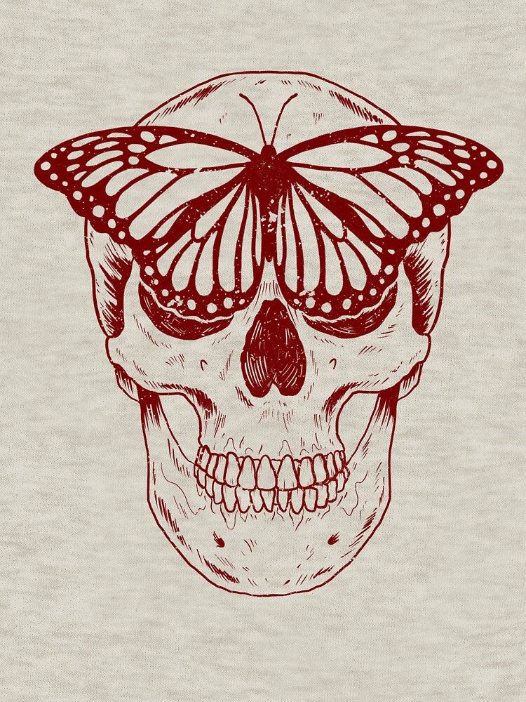 Butterfly skull by mariexvx