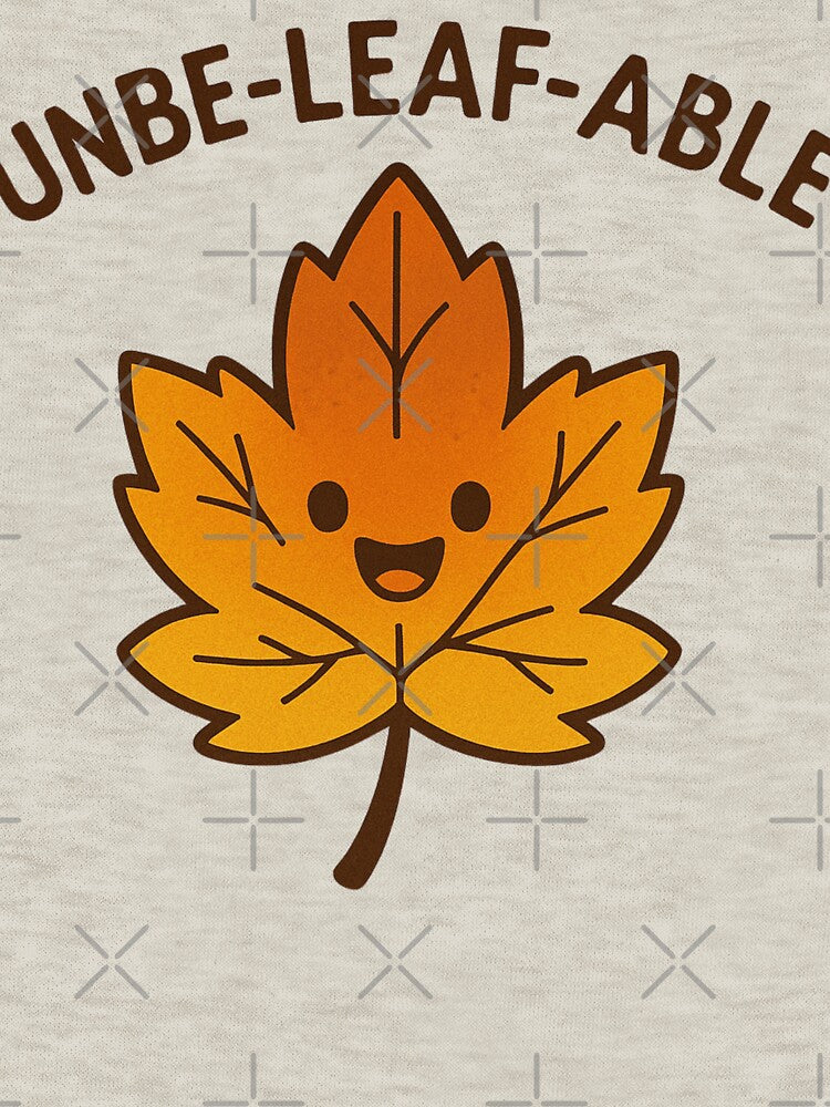 Un-be-leaf-ably Cozy – Cute Leaf with Cocoa and Marshmallows by BloomKind