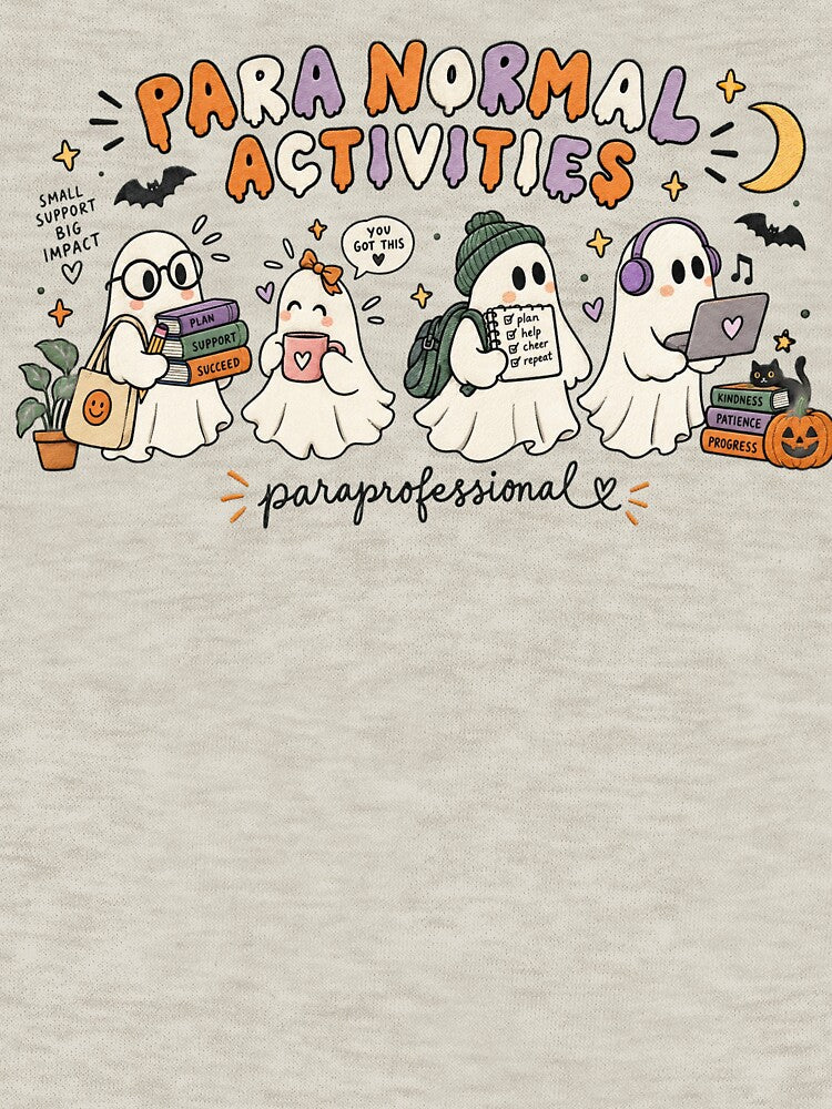 Paraprofessional Halloween, Para Normal Activities Funny Para Pro Teacher Aide, Teacher Assistant Spooky Fall Gift by Quiajia