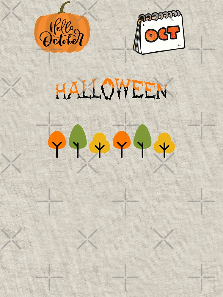 Spooky season - cute October fall vibes design by Theleochick