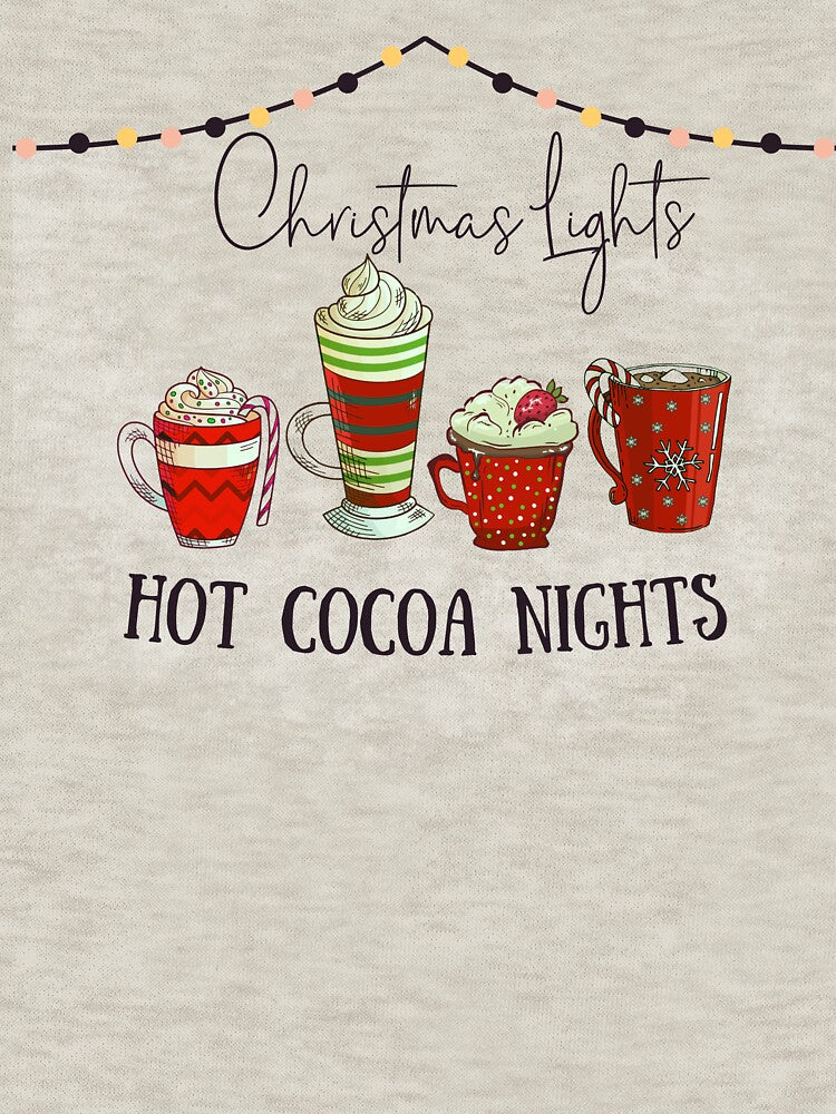 Christmas Lights Hot Cocoa Nights by EricaJackson
