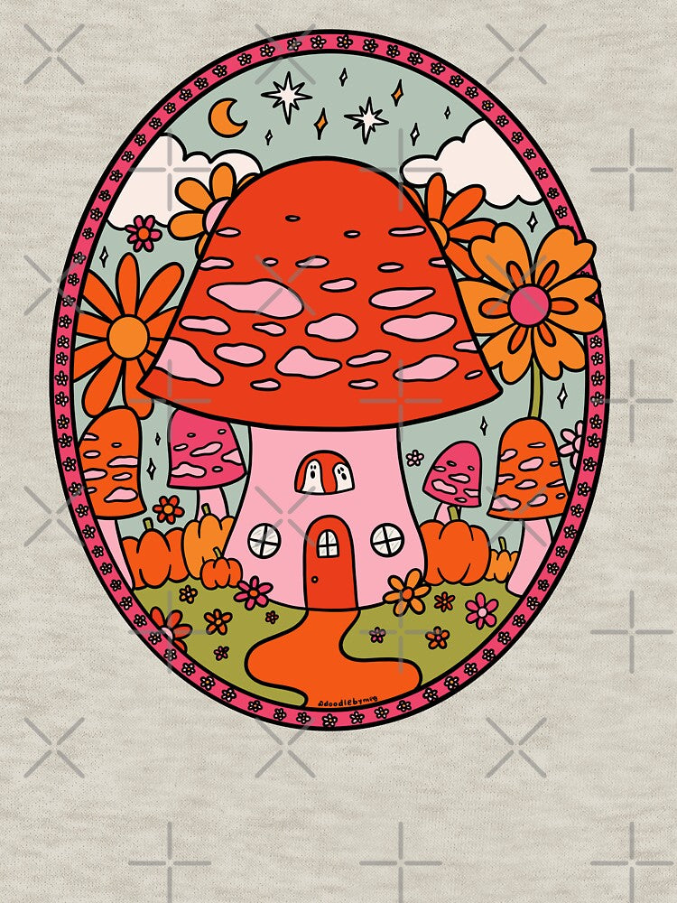 Mushroom Cottage by doodlebymeg