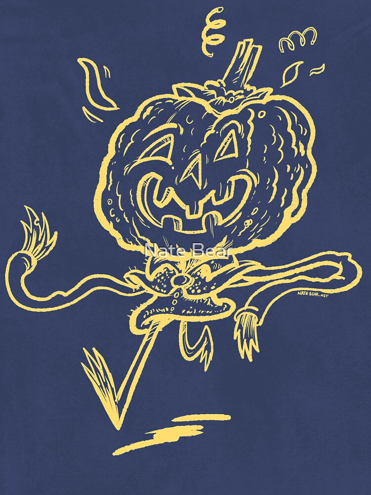 Pumpkin Chum Line Art by Nate Bear