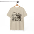 Retro UFO and Cowboy Western Graphic Tee.