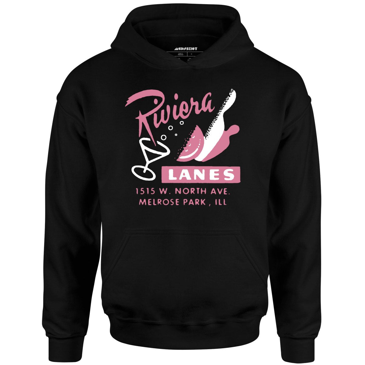 Riviera Lanes - Melrose Park, IL - Vintage Bowling Alley - Unisex