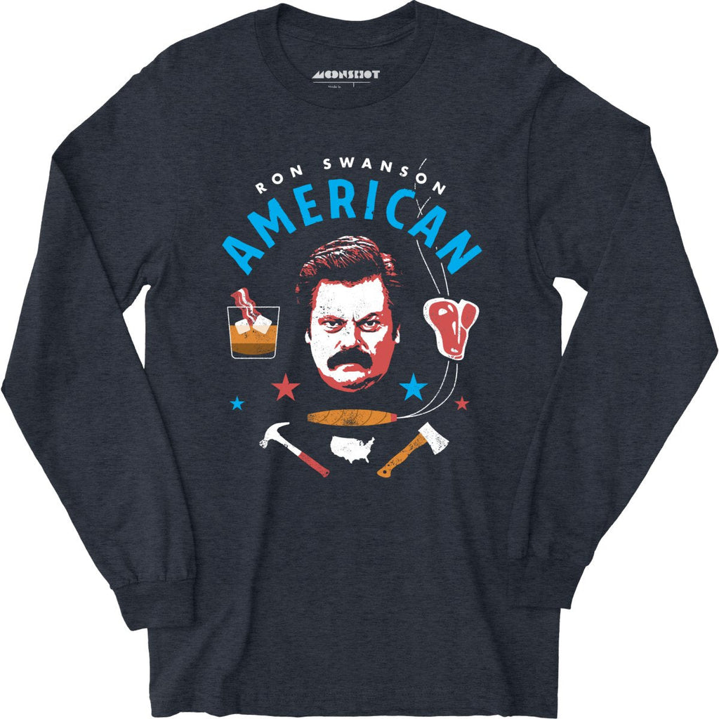 Ron Swanson American - Long Sleeve