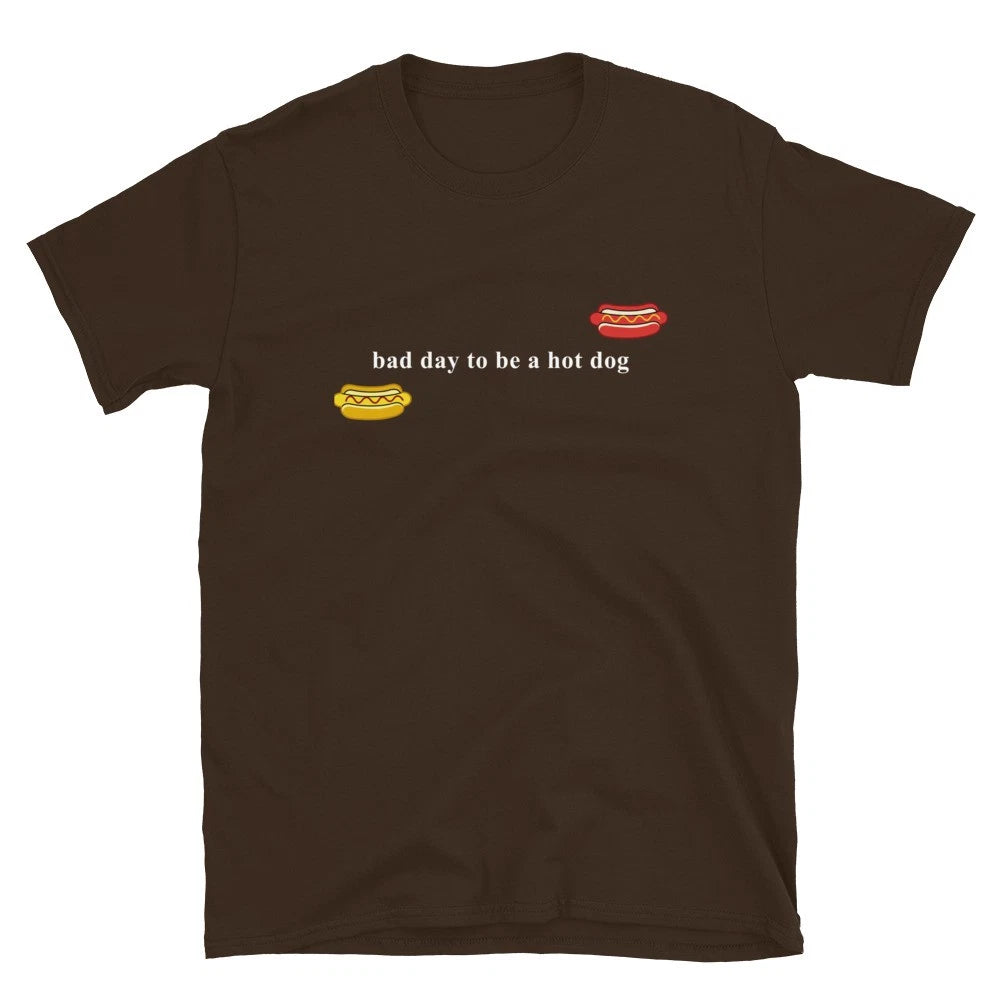 Bad Day to Be A Hot Dog shirt Hot Dog Lover Fast Food Wiener T Shirt