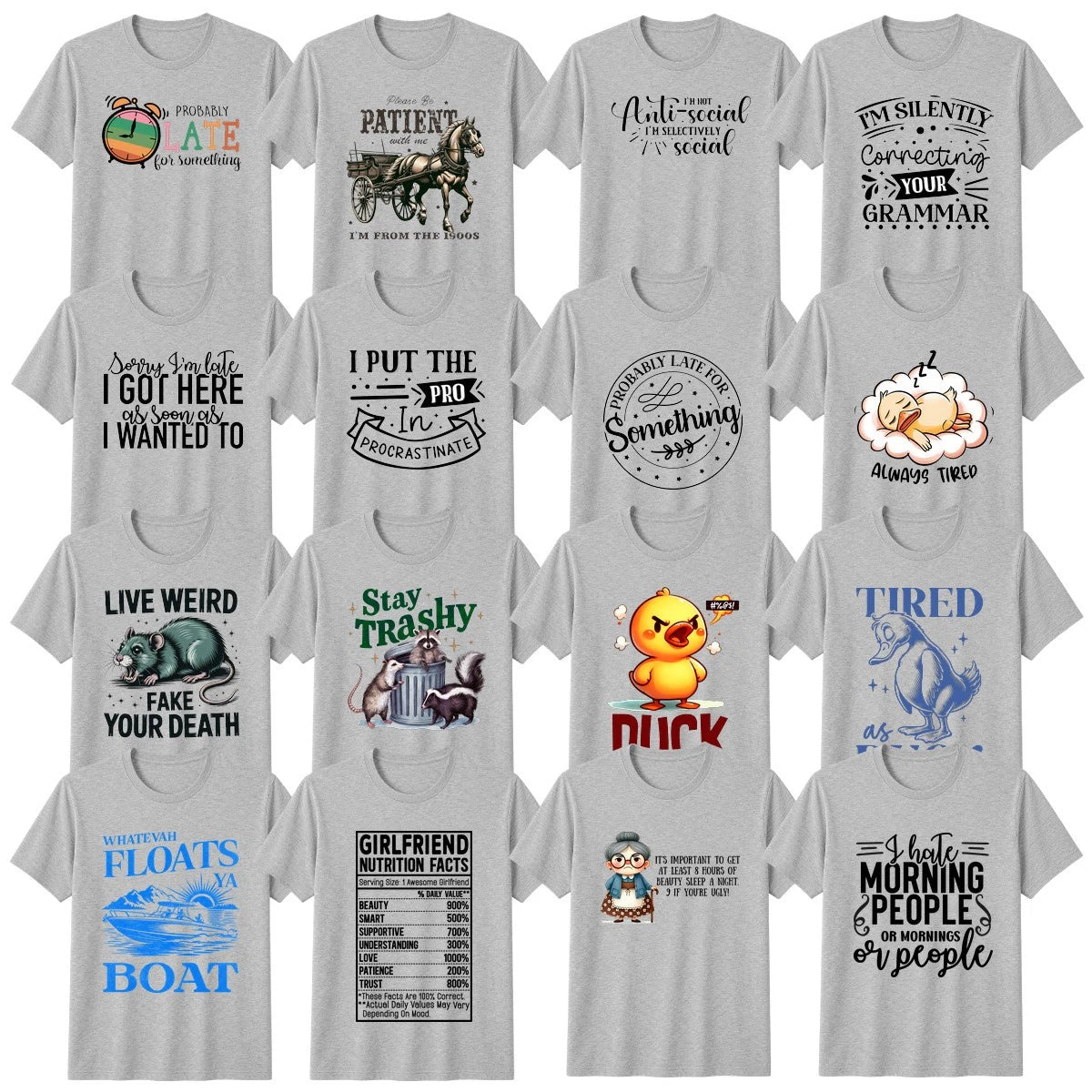 Introvert Humour T-Shirt Relatable Everyday Humour Funny Gift