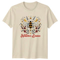 Nature's Dance Bee Celestial Magic T-Shirt Moon Stars Nature Tee